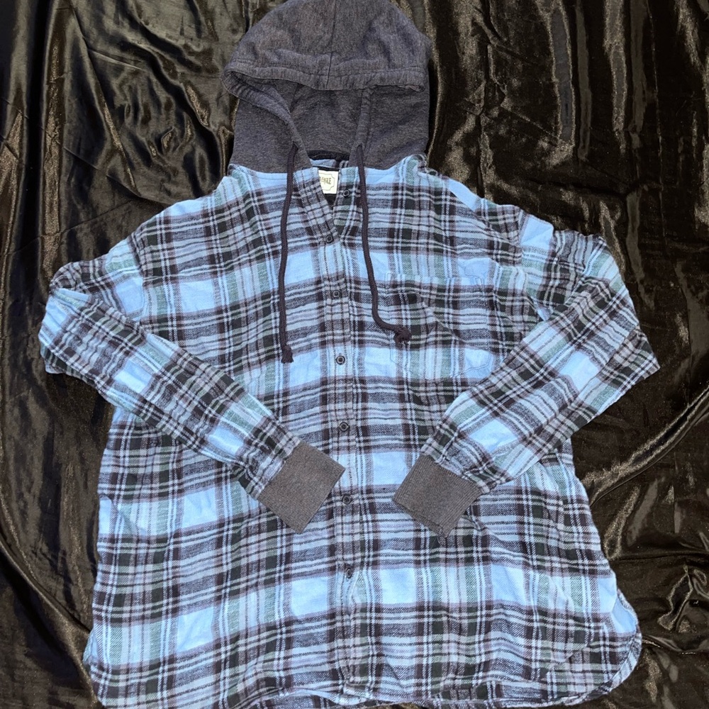 Plaid American Eagle Hoodie